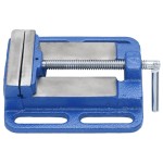 vidaXL Menghină pentru presă de frezat, albastru, 100 mm, fontă vidaXL Menghină pentru presă de frezat, albastru, 100 mm, fontă