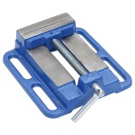 vidaXL Menghină pentru presă de frezat, albastru, 100 mm, fontă vidaXL Menghină pentru presă de frezat, albastru, 100 mm, fontă