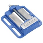 vidaXL Menghină pentru presă de frezat, albastru, 100 mm, fontă vidaXL Menghină pentru presă de frezat, albastru, 100 mm, fontă