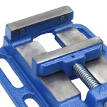 vidaXL Menghină pentru presă de frezat, albastru, 100 mm, fontă vidaXL Menghină pentru presă de frezat, albastru, 100 mm, fontă