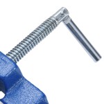 vidaXL Menghină pentru presă de frezat, albastru, 100 mm, fontă vidaXL Menghină pentru presă de frezat, albastru, 100 mm, fontă