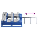 vidaXL Menghină pentru presă de frezat, albastru, 121 mm, fontă vidaXL Menghină pentru presă de frezat, albastru, 121 mm, fontă