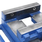 vidaXL Menghină pentru presă de frezat, albastru, 121 mm, fontă vidaXL Menghină pentru presă de frezat, albastru, 121 mm, fontă