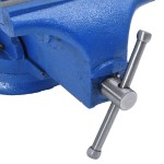 vidaXL Menghină de banc, albastru, 125 mm, fontă vidaXL Menghină de banc, albastru, 125 mm, fontă