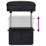 vidaXL Cotieră auto universală, negru, 23x8x(30-38) cm ABS vidaXL Cotieră auto universală, negru, 23x8x(30-38) cm ABS