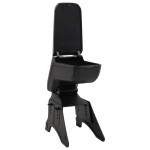 vidaXL Cotieră auto universală, negru, 13x33x(33-53) cm ABS vidaXL Cotieră auto universală, negru, 13x33x(33-53) cm ABS