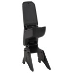 vidaXL Cotieră auto universală, negru, 14x30x(32-48,5) cm ABS vidaXL Cotieră auto universală, negru, 14x30x(32-48,5) cm ABS