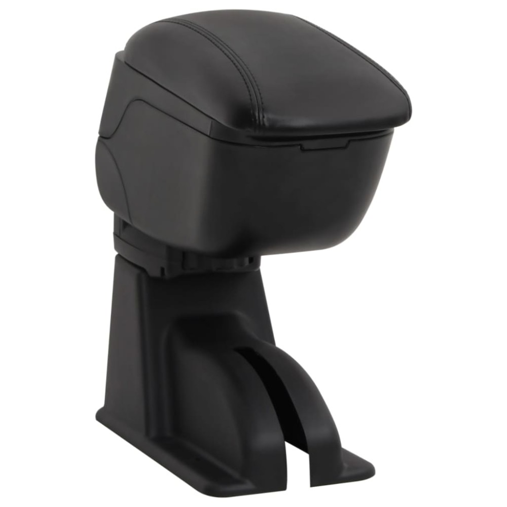 vidaXL Cotieră auto, negru, 12x29x(32-46) cm ABS