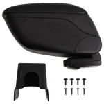 vidaXL Cotieră auto, negru, 13x31x(31-44) cm ABS vidaXL Cotieră auto, negru, 13x31x(31-44) cm ABS