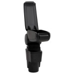 vidaXL Cotieră auto, negru, 13x34x(36,5-53) cm ABS vidaXL Cotieră auto, negru, 13x34x(36,5-53) cm ABS