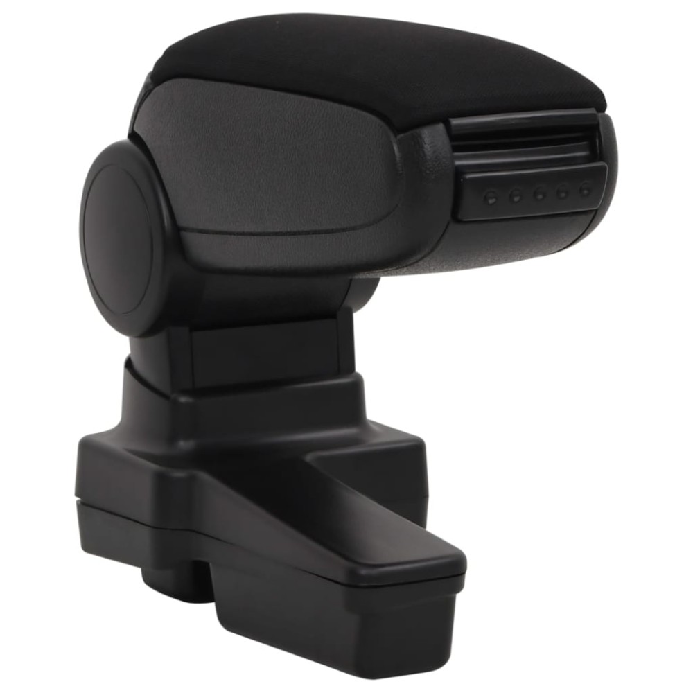 vidaXL Cotieră auto, negru, 14,5x32x(27-46) cm ABS