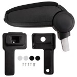 vidaXL Cotieră auto, negru, 14,5x32x(27-46) cm ABS vidaXL Cotieră auto, negru, 14,5x32x(27-46) cm ABS