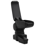 vidaXL Cotieră auto, negru, 14,5x32x(27-46) cm ABS vidaXL Cotieră auto, negru, 14,5x32x(27-46) cm ABS