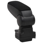 vidaXL Cotieră auto, negru, 14,5x32x(27-46) cm ABS vidaXL Cotieră auto, negru, 14,5x32x(27-46) cm ABS
