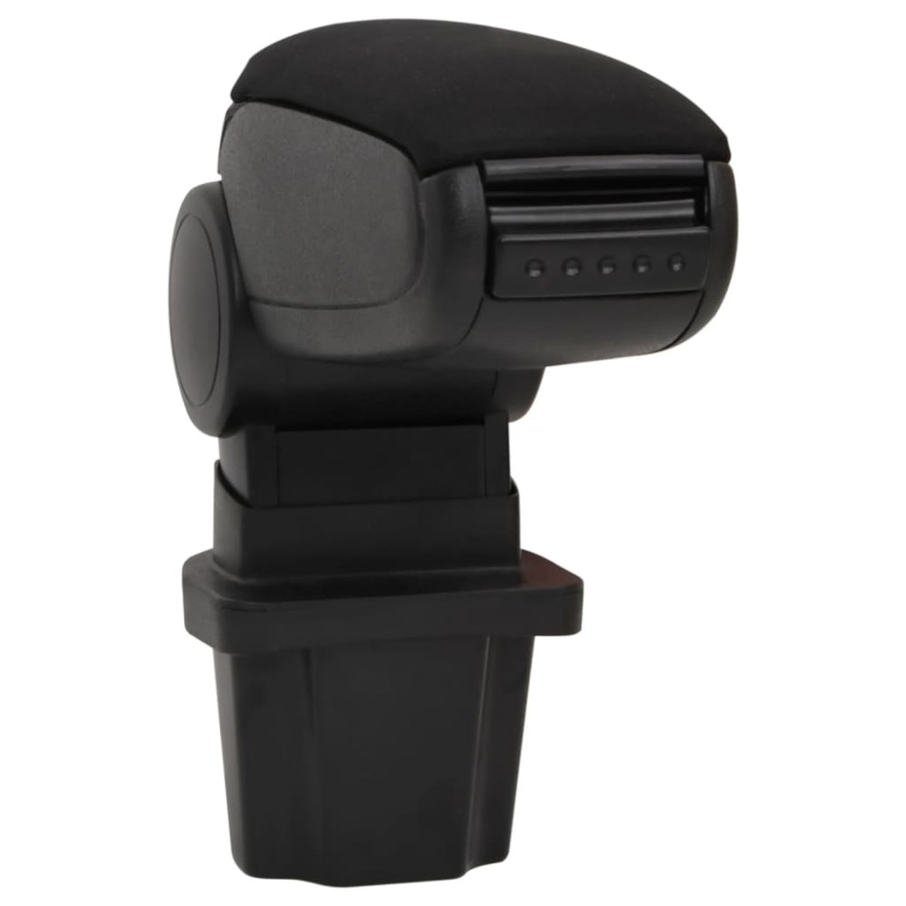 vidaXL Cotieră auto, negru, 13,5x32,5x(31-46,5) cm ABS