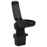 vidaXL Cotieră auto, negru, 15x31,5x(35-51) cm ABS vidaXL Cotieră auto, negru, 15x31,5x(35-51) cm ABS
