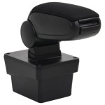 vidaXL Cotieră auto, negru, 17x40x(31-49) cm ABS vidaXL Cotieră auto, negru, 17x40x(31-49) cm ABS