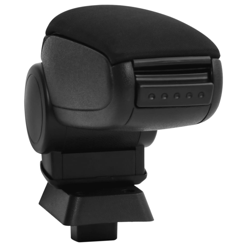 vidaXL Cotieră auto, negru, 12x33x(24-42) cm ABS