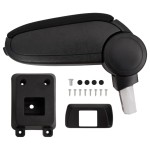 vidaXL Cotieră auto, negru, 12x33x(24-42) cm ABS vidaXL Cotieră auto, negru, 12x33x(24-42) cm ABS