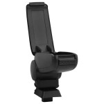 vidaXL Cotieră auto, negru, 12x33x(24-42) cm ABS vidaXL Cotieră auto, negru, 12x33x(24-42) cm ABS