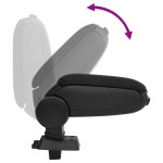 vidaXL Cotieră auto, negru, 12x33x(24-42) cm ABS vidaXL Cotieră auto, negru, 12x33x(24-42) cm ABS