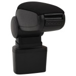 vidaXL Cotieră auto, negru, 14,5x31,5x(30-48) cm ABS vidaXL Cotieră auto, negru, 14,5x31,5x(30-48) cm ABS