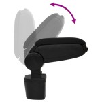 vidaXL Cotieră auto, negru, 14,5x31,5x(30-48) cm ABS vidaXL Cotieră auto, negru, 14,5x31,5x(30-48) cm ABS