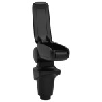 vidaXL Cotieră auto, negru, 14x35x(37-53) cm ABS vidaXL Cotieră auto, negru, 14x35x(37-53) cm ABS