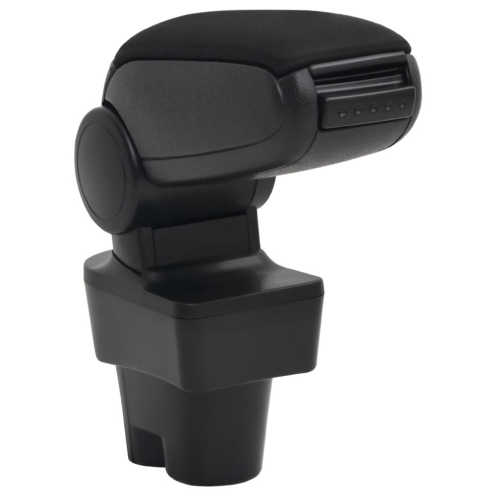 vidaXL Cotieră auto, negru, 12x36x(33,5-48) cm ABS