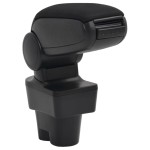 vidaXL Cotieră auto, negru, 12x36x(33,5-48) cm ABS