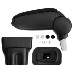 vidaXL Cotieră auto, negru, 17x32x(35,5-52) cm ABS vidaXL Cotieră auto, negru, 17x32x(35,5-52) cm ABS