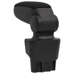 vidaXL Cotieră auto, negru, 17x32x(35,5-52) cm ABS vidaXL Cotieră auto, negru, 17x32x(35,5-52) cm ABS