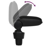 vidaXL Cotieră auto, negru, 13x33x(33-49) cm ABS vidaXL Cotieră auto, negru, 13x33x(33-49) cm ABS