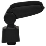 vidaXL Cotieră auto, negru, 12x34x(35-47) cm ABS vidaXL Cotieră auto, negru, 12x34x(35-47) cm ABS