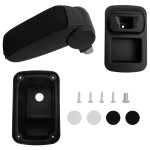 vidaXL Cotieră auto, negru, 14x33x(30-45,5) cm ABS vidaXL Cotieră auto, negru, 14x33x(30-45,5) cm ABS