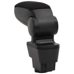 vidaXL Cotieră auto, negru, 11x35x(32-49) cm ABS vidaXL Cotieră auto, negru, 11x35x(32-49) cm ABS