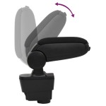 vidaXL Cotieră auto, negru, 11x35x(32-49) cm ABS vidaXL Cotieră auto, negru, 11x35x(32-49) cm ABS