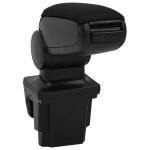 vidaXL Cotieră auto, negru, 16x32x(35-50,5) cm ABS vidaXL Cotieră auto, negru, 16x32x(35-50,5) cm ABS