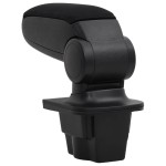 vidaXL Cotieră auto, negru, 16x32x(35-50,5) cm ABS vidaXL Cotieră auto, negru, 16x32x(35-50,5) cm ABS