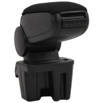 vidaXL Cotieră auto, negru, 15x31x(28-44) cm ABS vidaXL Cotieră auto, negru, 15x31x(28-44) cm ABS