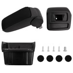 vidaXL Cotieră auto, negru, 15x31x(28-44) cm ABS vidaXL Cotieră auto, negru, 15x31x(28-44) cm ABS