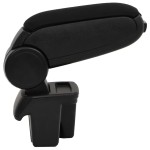 vidaXL Cotieră auto, negru, 15x31x(28-44) cm ABS vidaXL Cotieră auto, negru, 15x31x(28-44) cm ABS