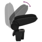 vidaXL Cotieră auto, negru, 15x31x(28-44) cm ABS vidaXL Cotieră auto, negru, 15x31x(28-44) cm ABS