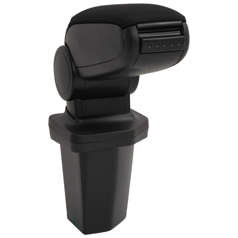vidaXL Cotieră auto, negru, 15x32x(40-52) cm ABS