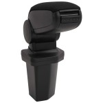 vidaXL Cotieră auto, negru, 15x32x(40-52) cm ABS vidaXL Cotieră auto, negru, 15x32x(40-52) cm ABS