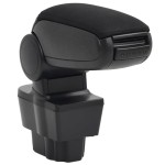 vidaXL Cotieră auto, negru, 12x37x(31-48) cm ABS vidaXL Cotieră auto, negru, 12x37x(31-48) cm ABS