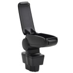 vidaXL Cotieră auto, negru, 12x37x(31-48) cm ABS vidaXL Cotieră auto, negru, 12x37x(31-48) cm ABS
