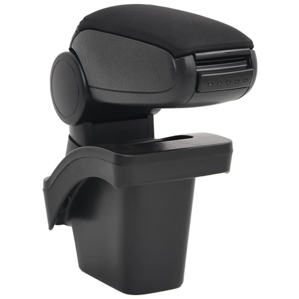 vidaXL Cotieră auto, negru, 16x30x(40-50) cm ABS