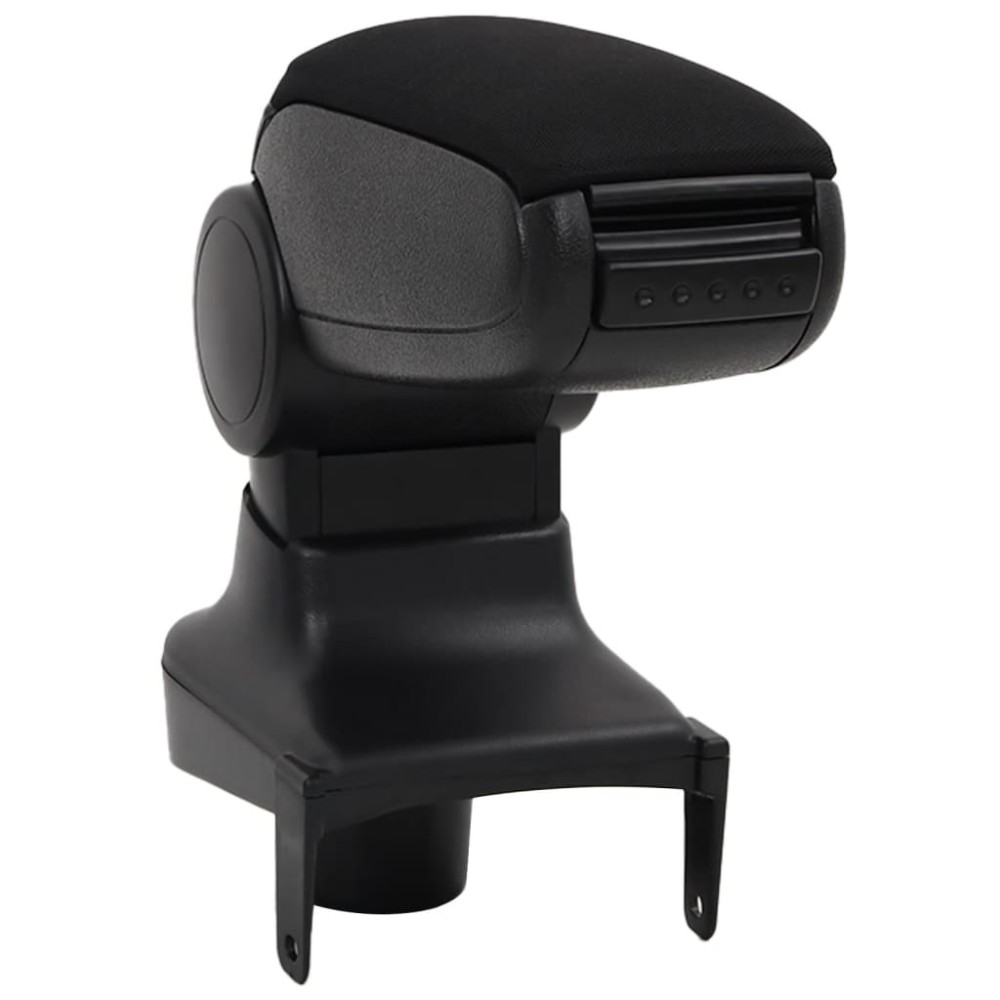 vidaXL Cotieră auto, negru, 15x35x(30-47) cm ABS
