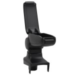 vidaXL Cotieră auto, negru, 15x35x(30-47) cm ABS vidaXL Cotieră auto, negru, 15x35x(30-47) cm ABS
